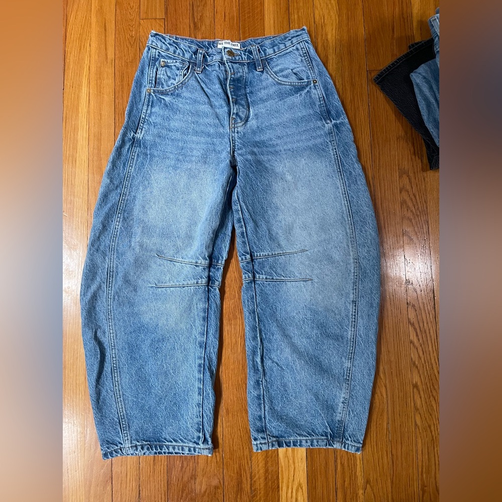 Free People Barrel Jeans